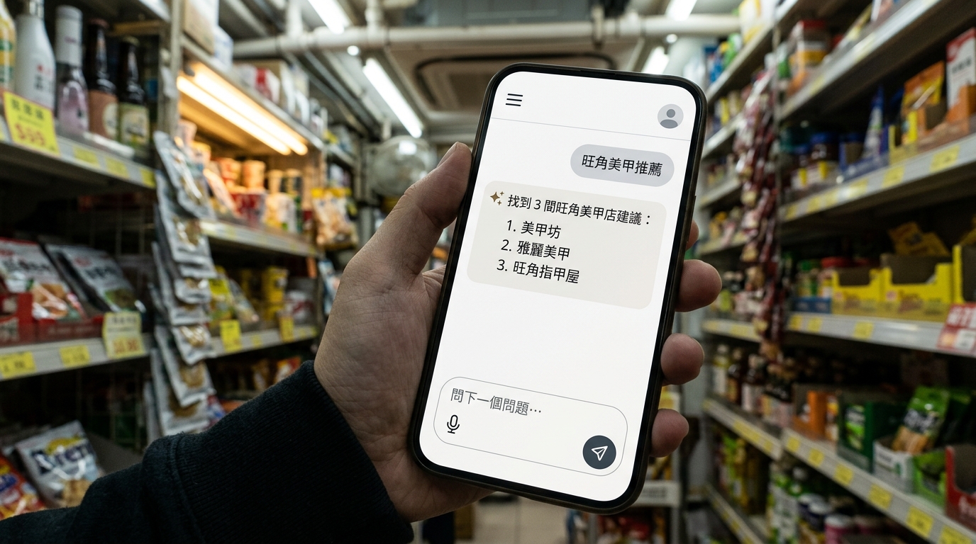 AI 幫人搵店已經開始——你嘅生意有冇被搵到？